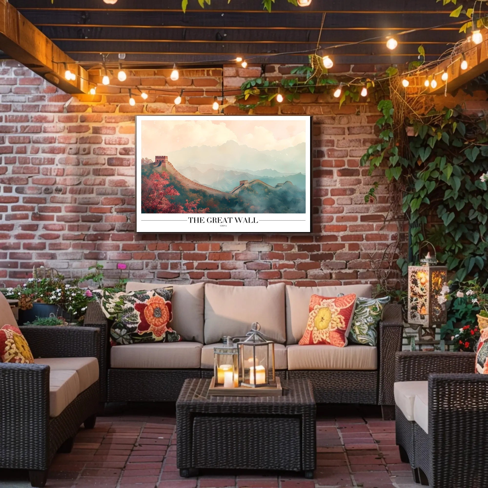 The Great Wall Artful Heritage Poster PosterGoat