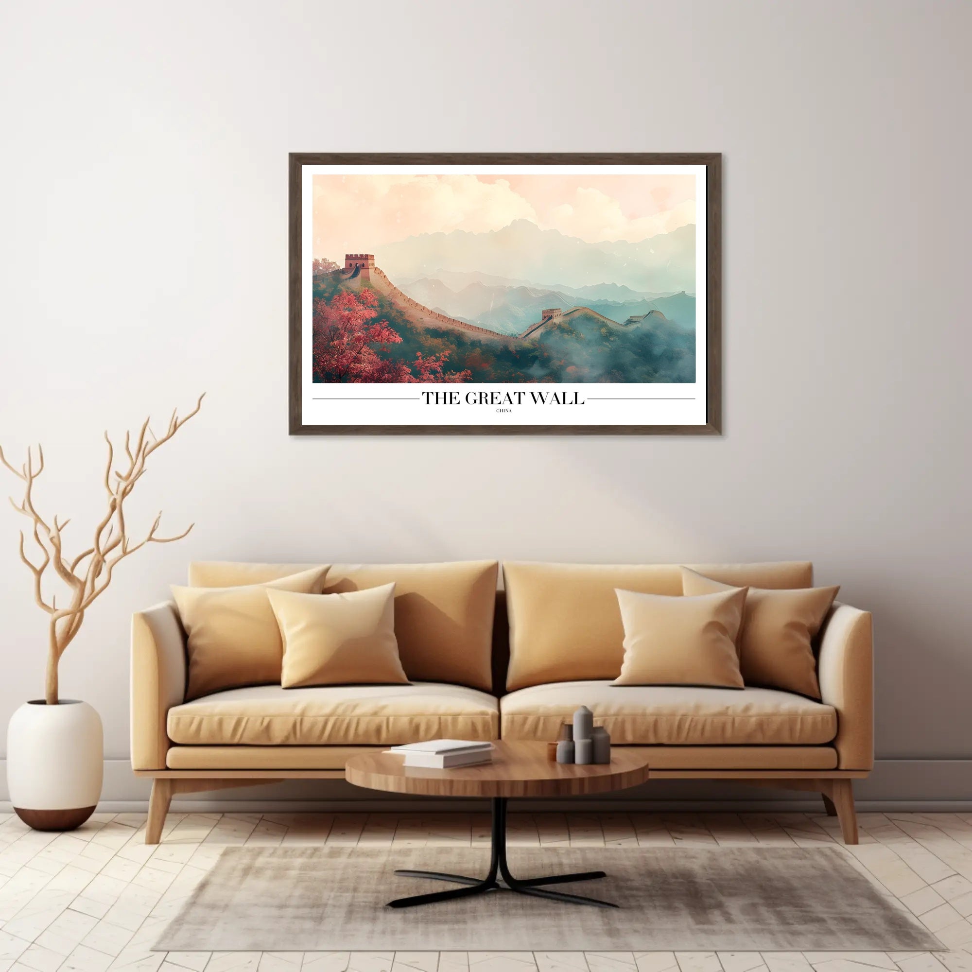 The Great Wall Artful Heritage Poster PosterGoat