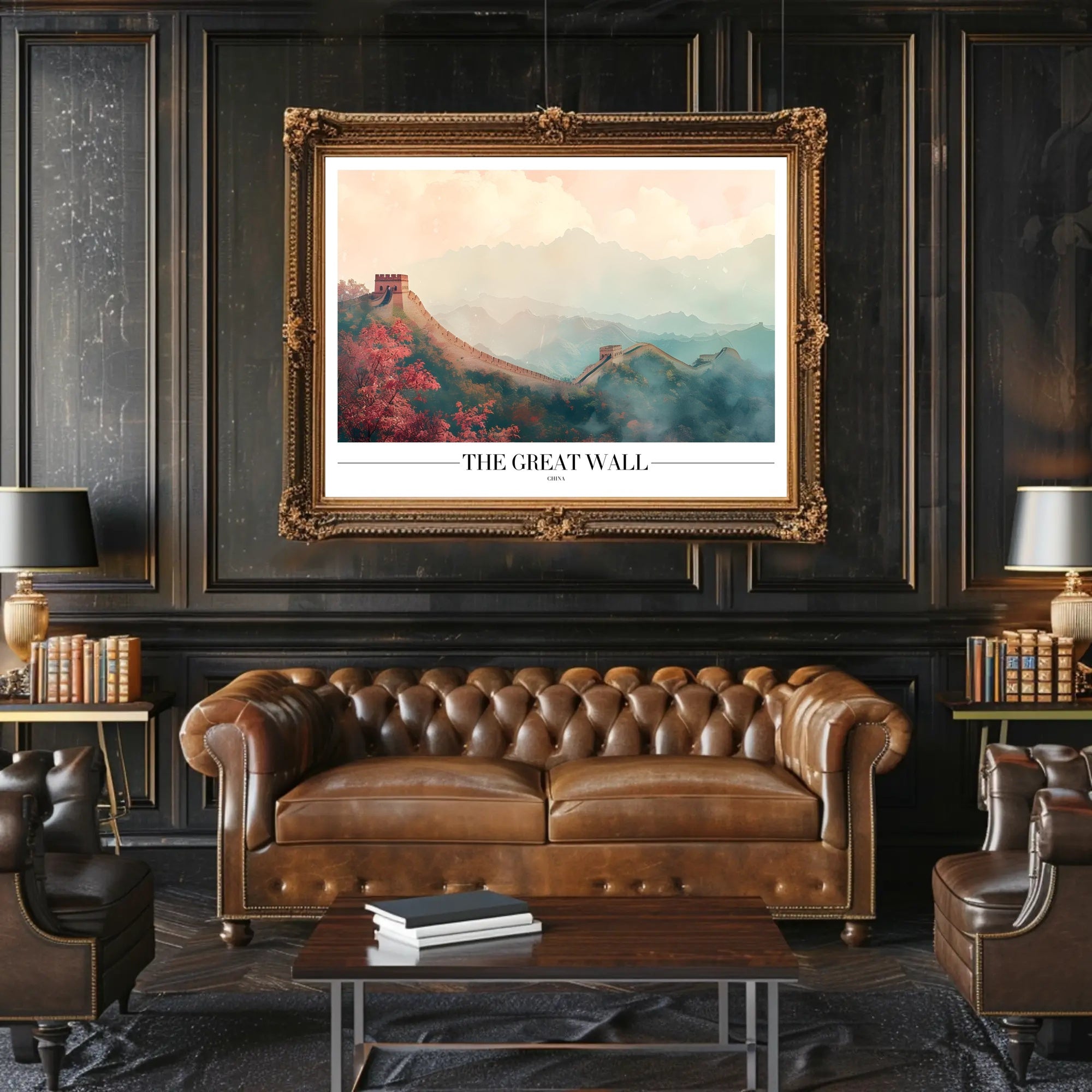 The Great Wall Artful Heritage Poster PosterGoat