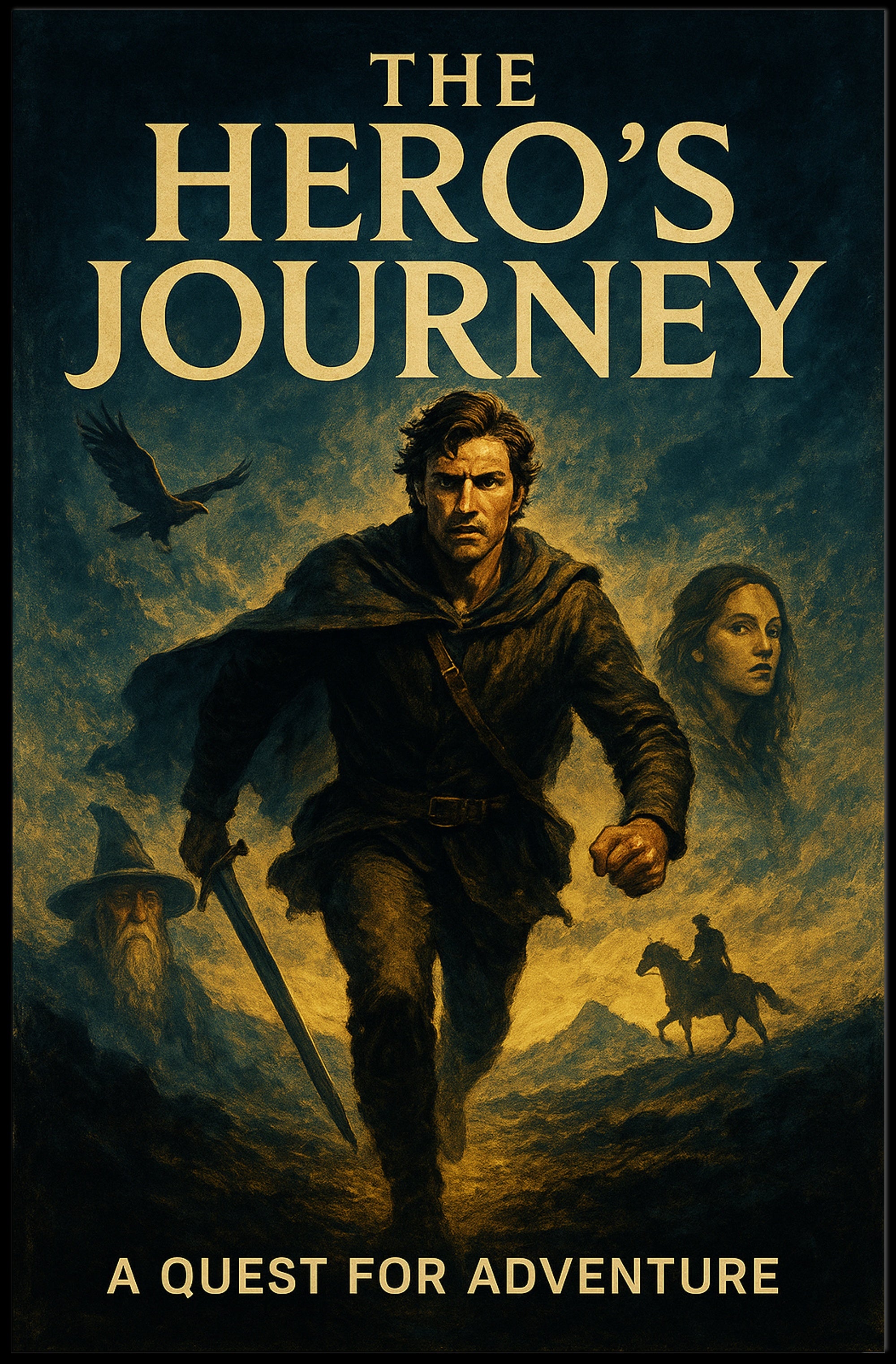 The Hero's Journey Wall Art Adventure Print PosterGoat