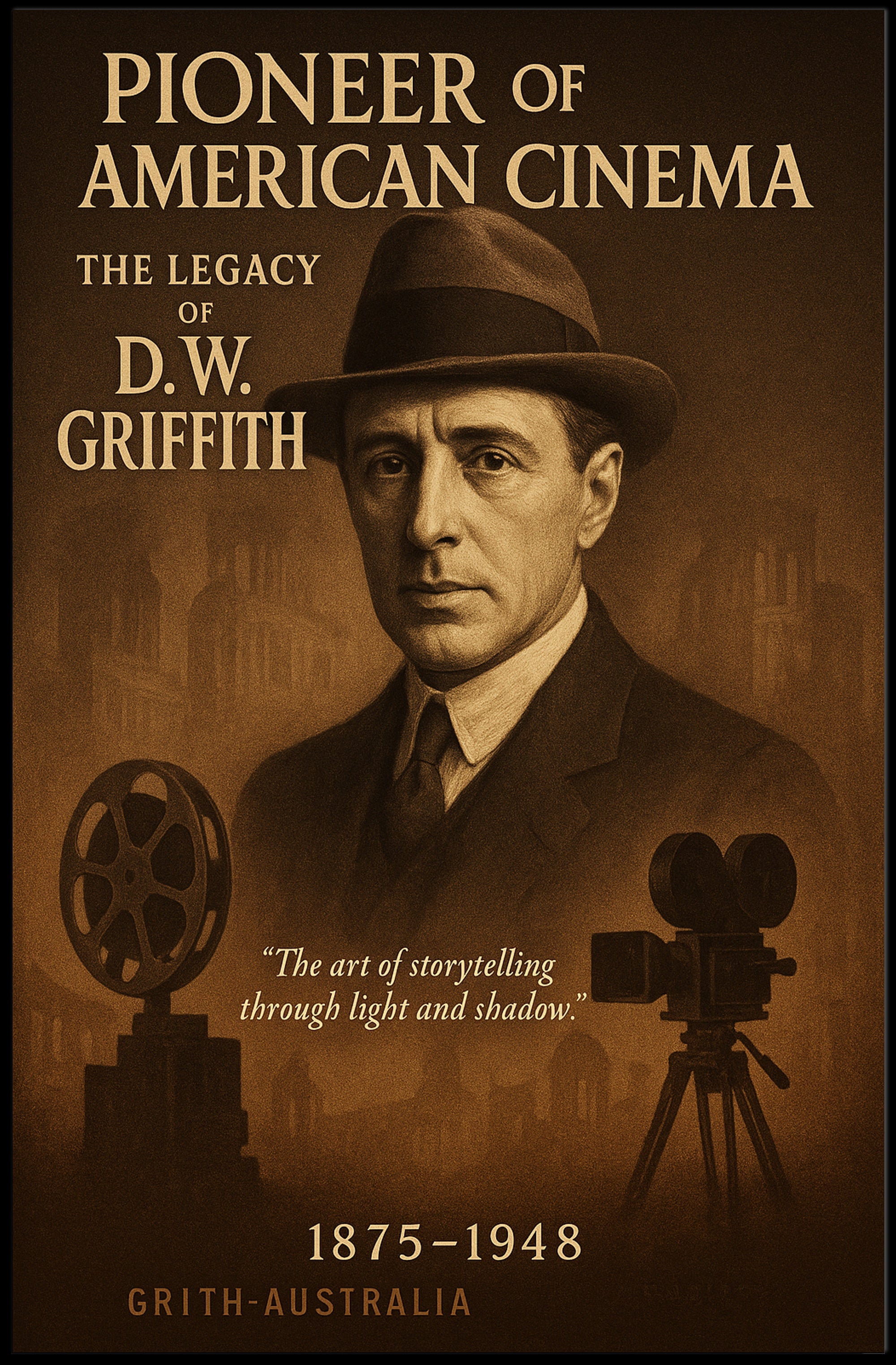 The Legacy of D.W. Griffith Poster Art Print PosterGoat