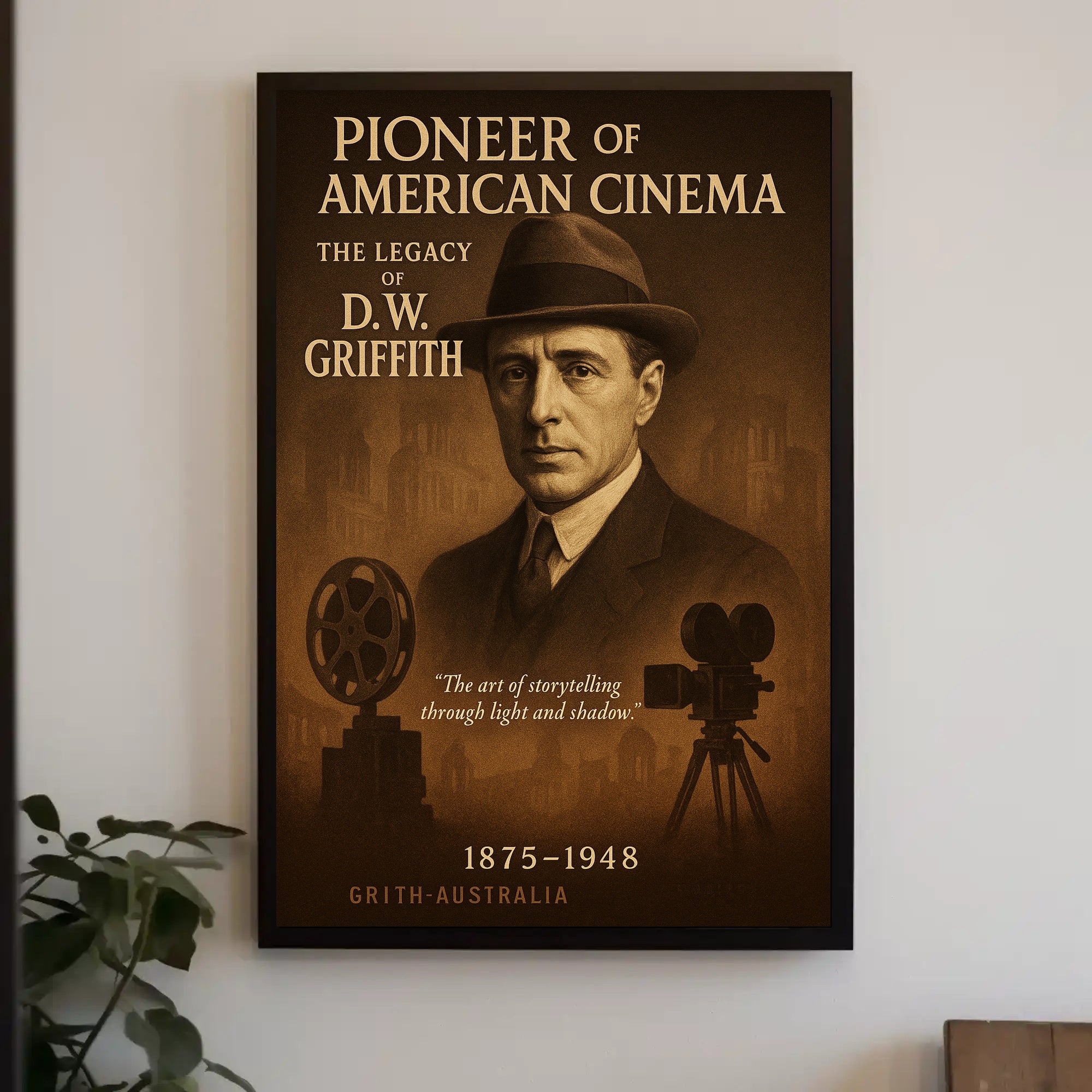The Legacy of D.W. Griffith Poster Art Print PosterGoat