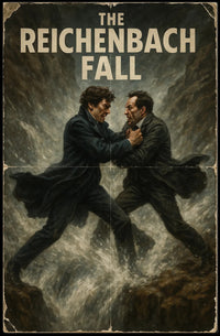 The Reichenbach Fall Dramatic Historical Poster PosterGoat
