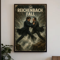 The Reichenbach Fall Dramatic Historical Poster PosterGoat