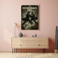 The Reichenbach Fall Dramatic Historical Poster PosterGoat