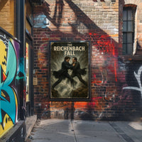 The Reichenbach Fall Dramatic Historical Poster PosterGoat
