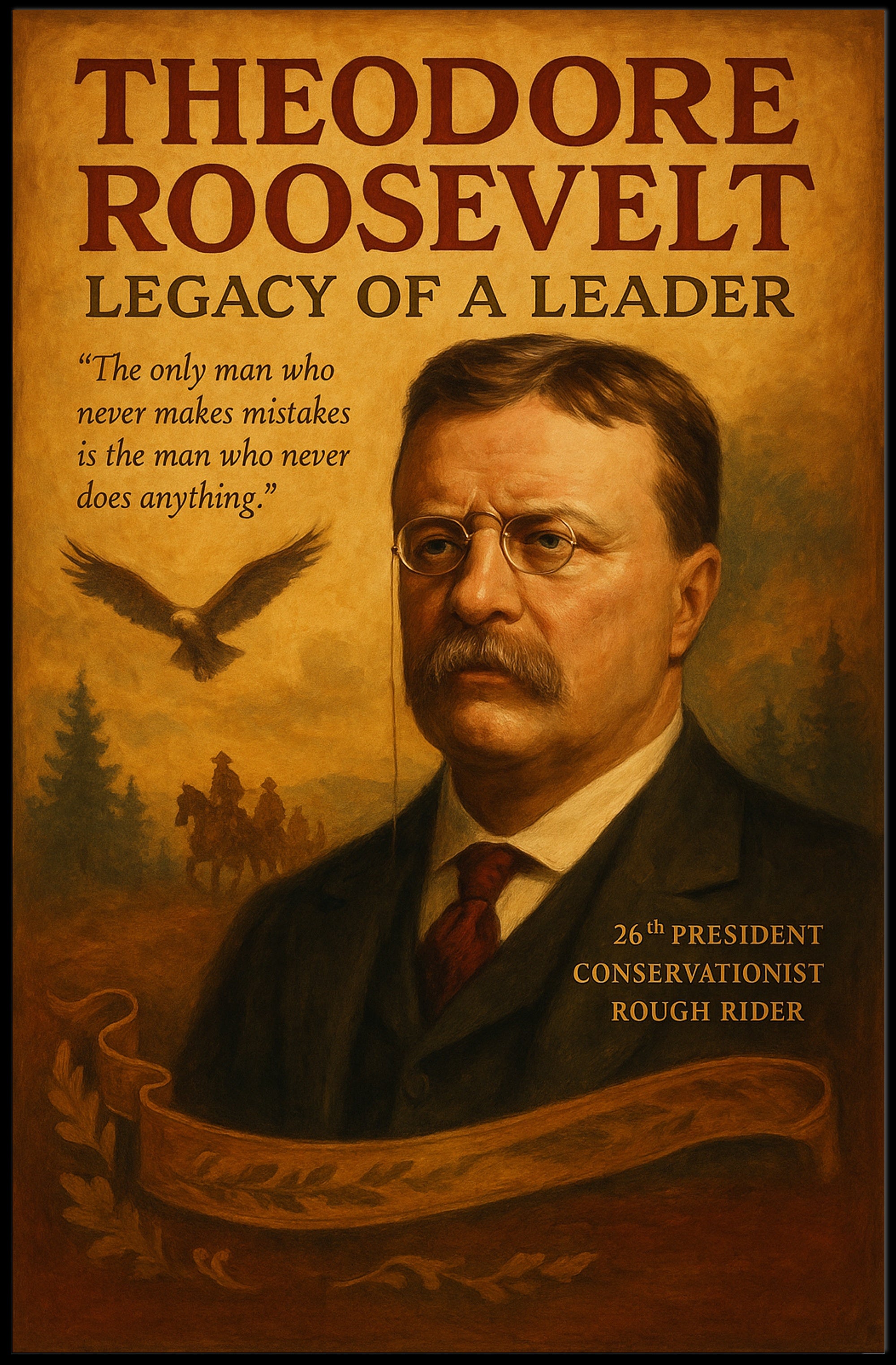 Theodore Roosevelt 26Th President Poster PosterGoat