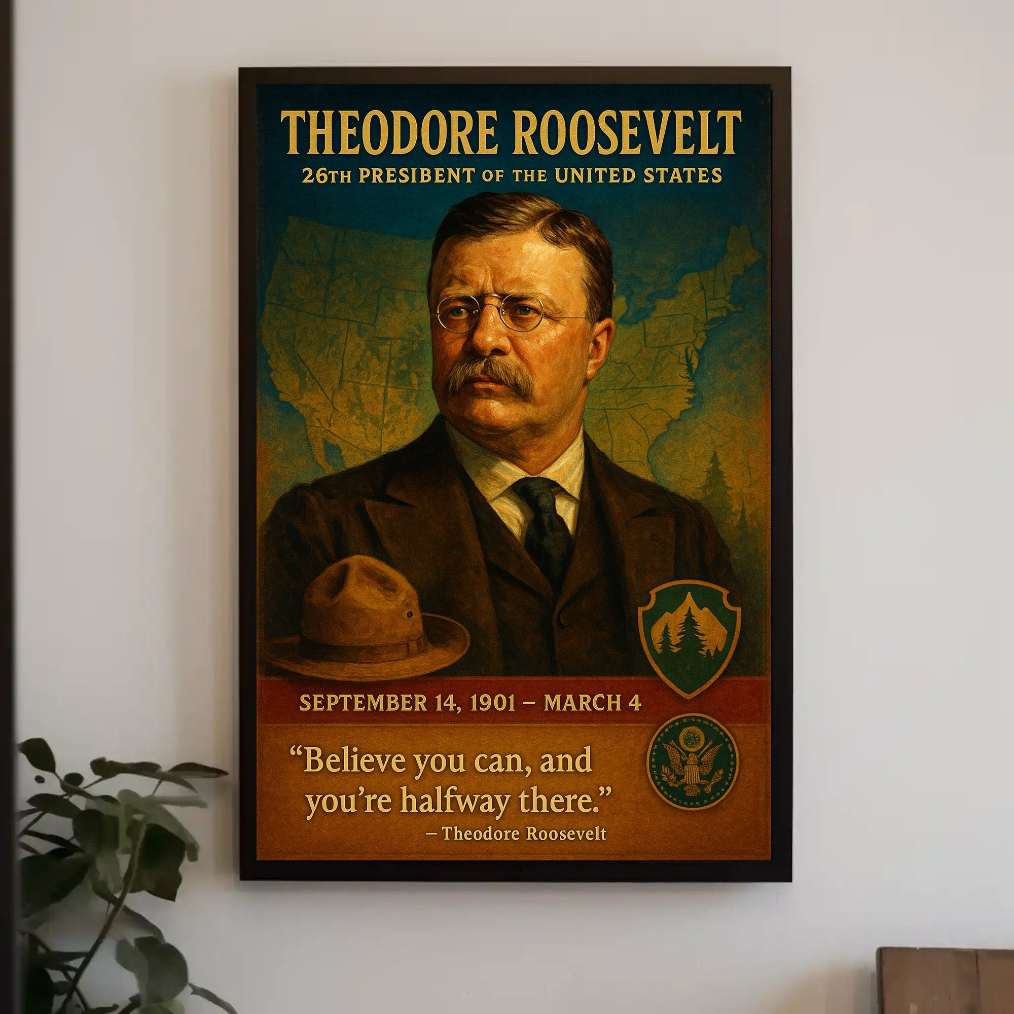 Theodore Roosevelt 26Th President Poster PosterGoat