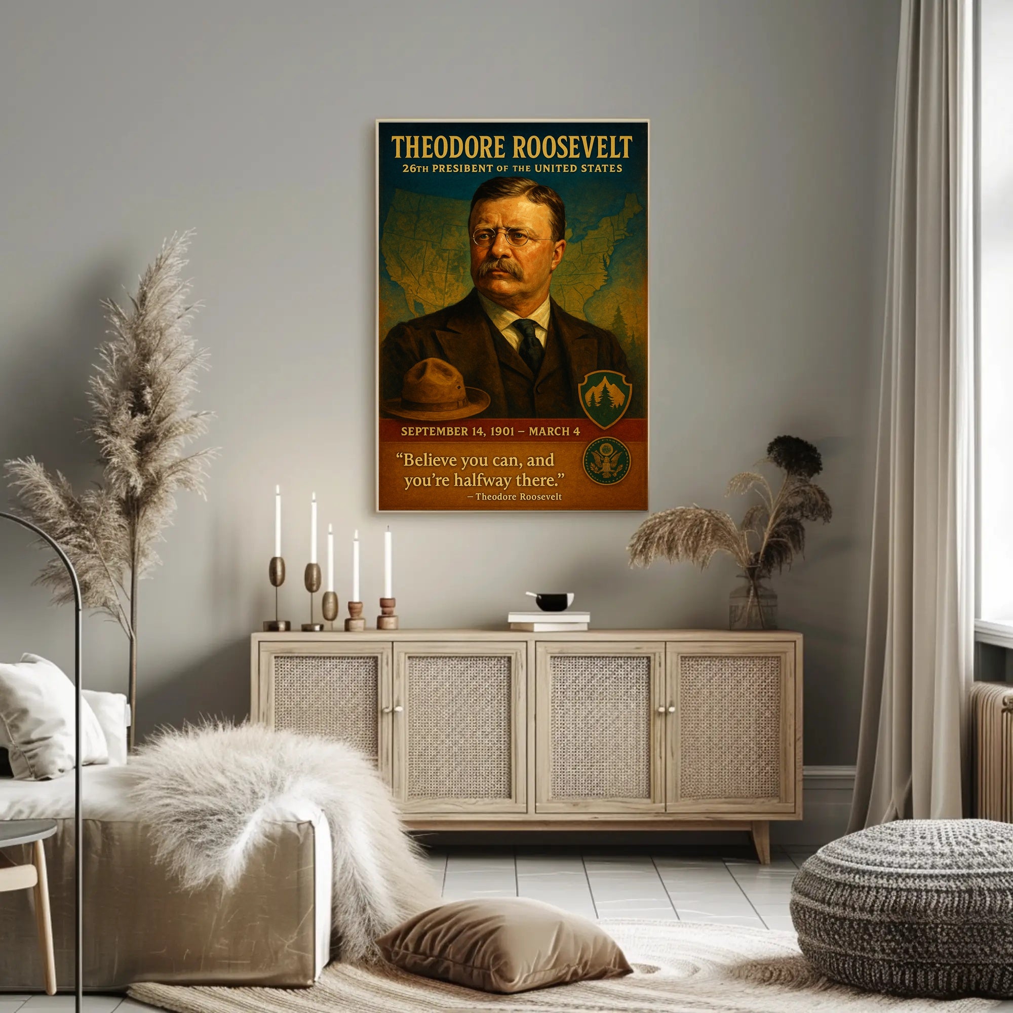 Theodore Roosevelt 26Th President Poster PosterGoat