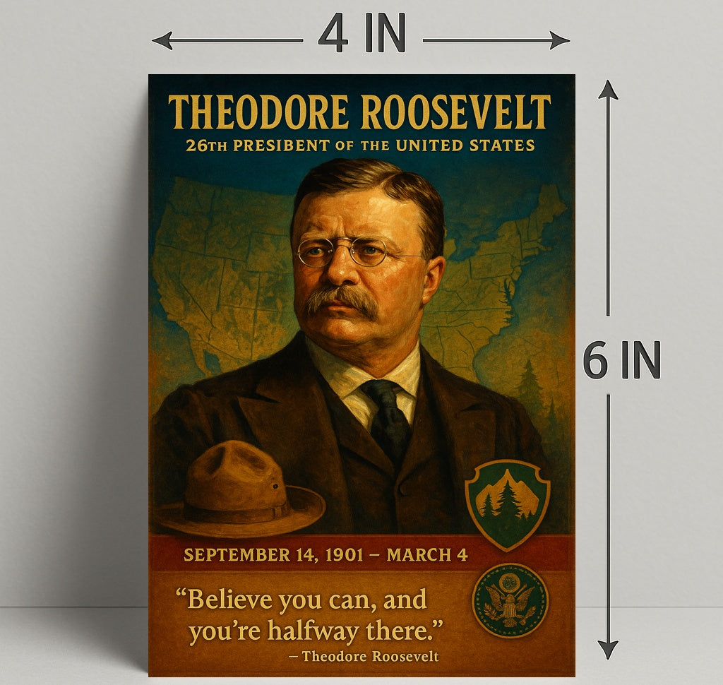 Theodore Roosevelt 26Th President Poster PosterGoat