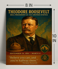 Theodore Roosevelt 26Th President Poster PosterGoat
