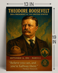 Theodore Roosevelt 26Th President Poster PosterGoat