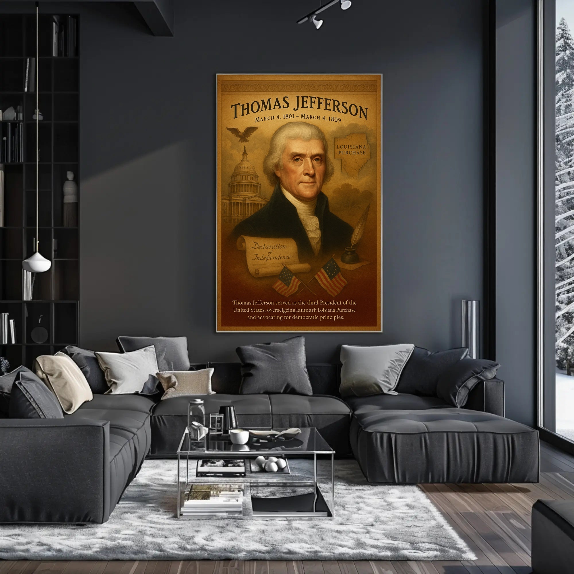 Thomas Jefferson 3Rd President Poster PosterGoat