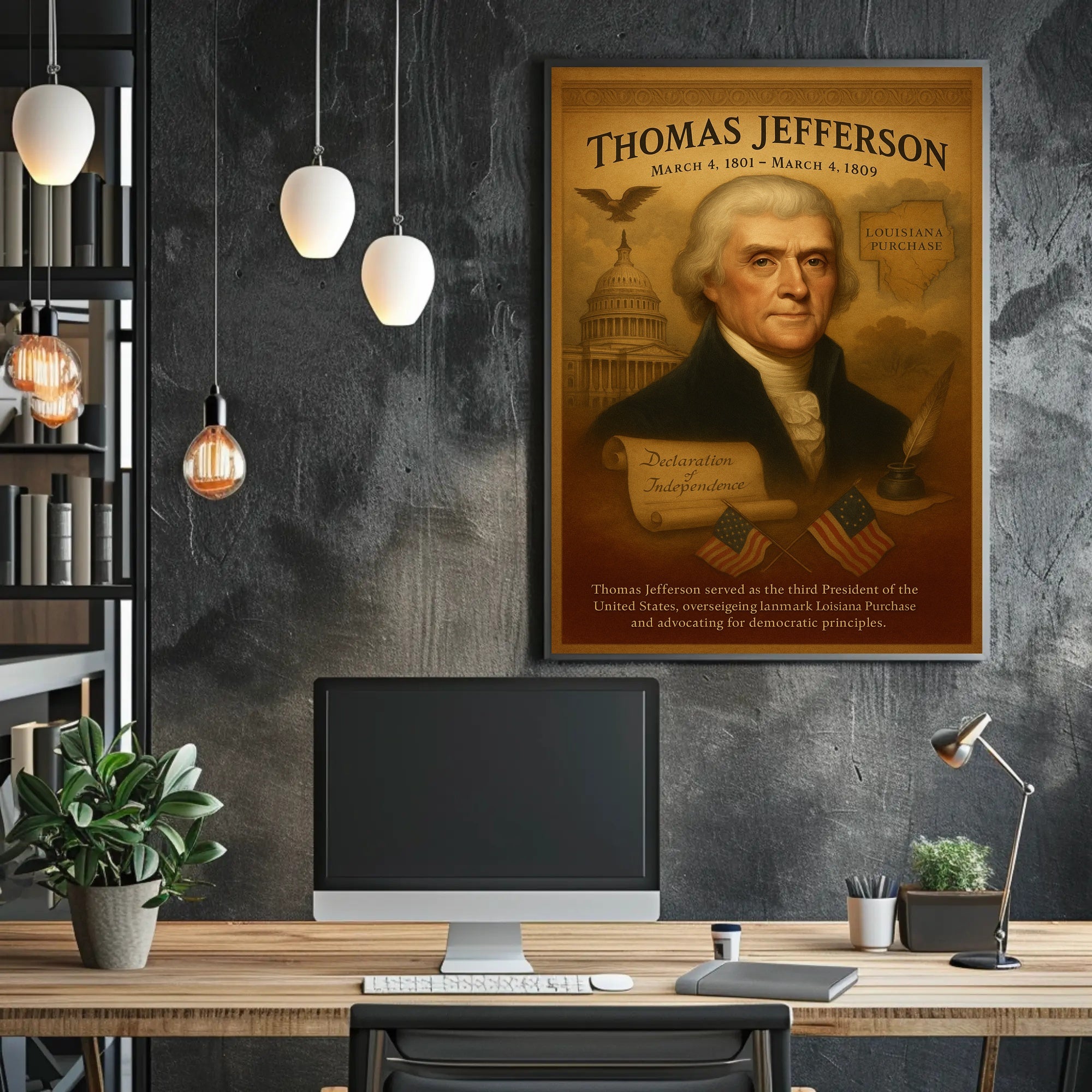 Thomas Jefferson 3Rd President Poster PosterGoat