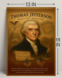 Thomas Jefferson 3Rd President Poster PosterGoat