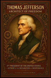 Thomas Jefferson 3rd President Wall Art Print PosterGoat