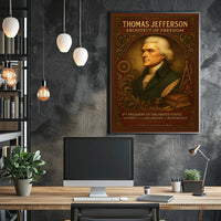 Thomas Jefferson 3rd President Wall Art Print PosterGoat
