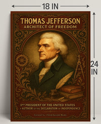 Thomas Jefferson 3rd President Wall Art Print PosterGoat