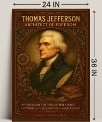 Thomas Jefferson 3rd President Wall Art Print PosterGoat