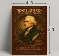Thomas Jefferson 3rd President Wall Art Print PosterGoat