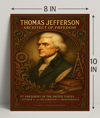 Thomas Jefferson 3rd President Wall Art Print PosterGoat
