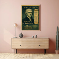 Thomas Jefferson Architect of Democracy Poster PosterGoat