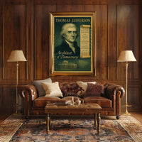 Thomas Jefferson Architect of Democracy Poster PosterGoat