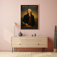 Thomas Jefferson Visionary Leader Poster PosterGoat
