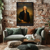 Thomas Jefferson Visionary Leader Poster PosterGoat