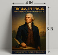 Thomas Jefferson Visionary Leader Poster PosterGoat