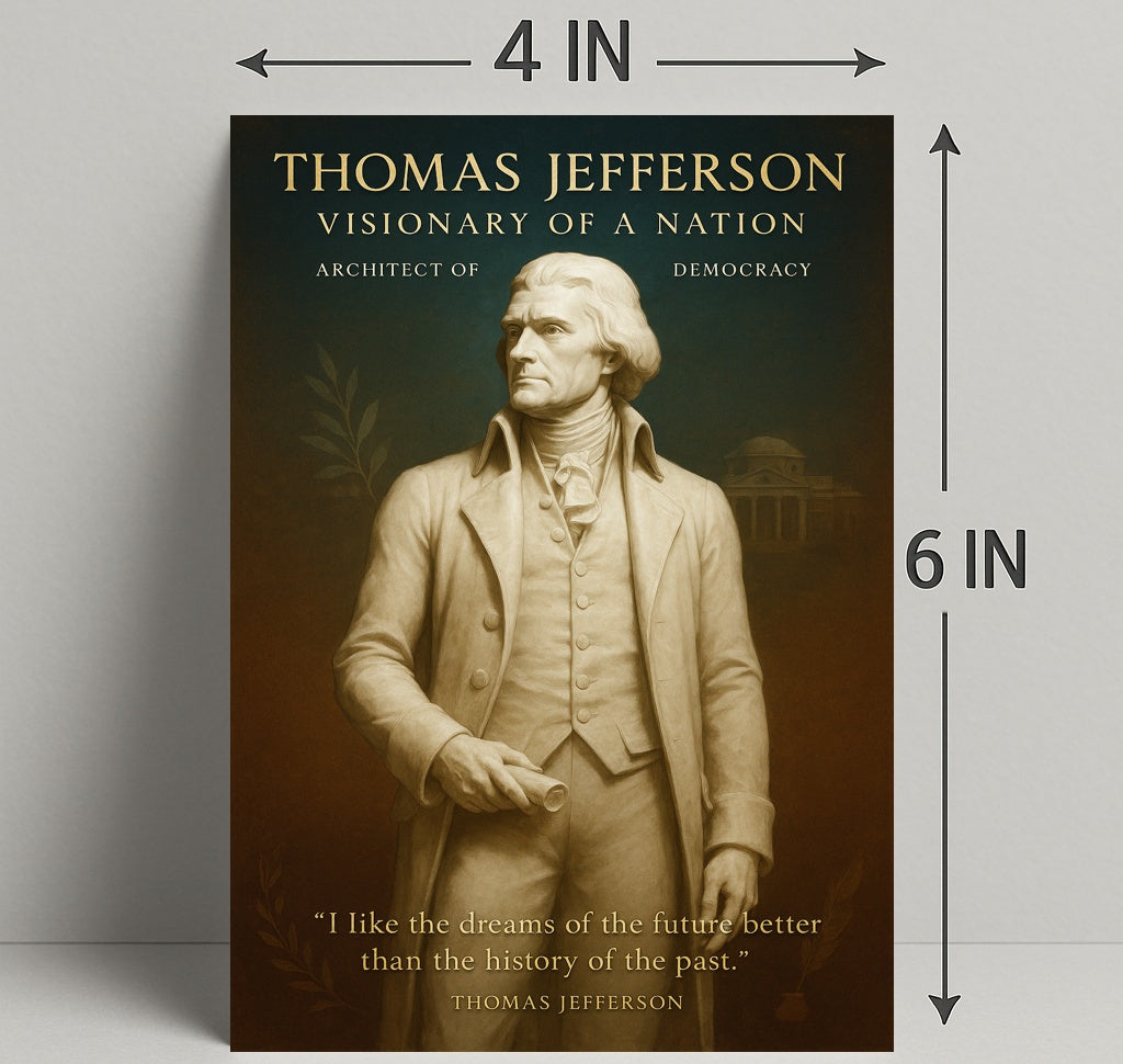 Thomas Jefferson Visionary of a Nation Poster PosterGoat