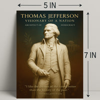 Thomas Jefferson Visionary of a Nation Poster PosterGoat