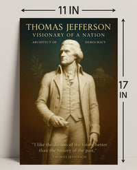 Thomas Jefferson Visionary of a Nation Poster PosterGoat