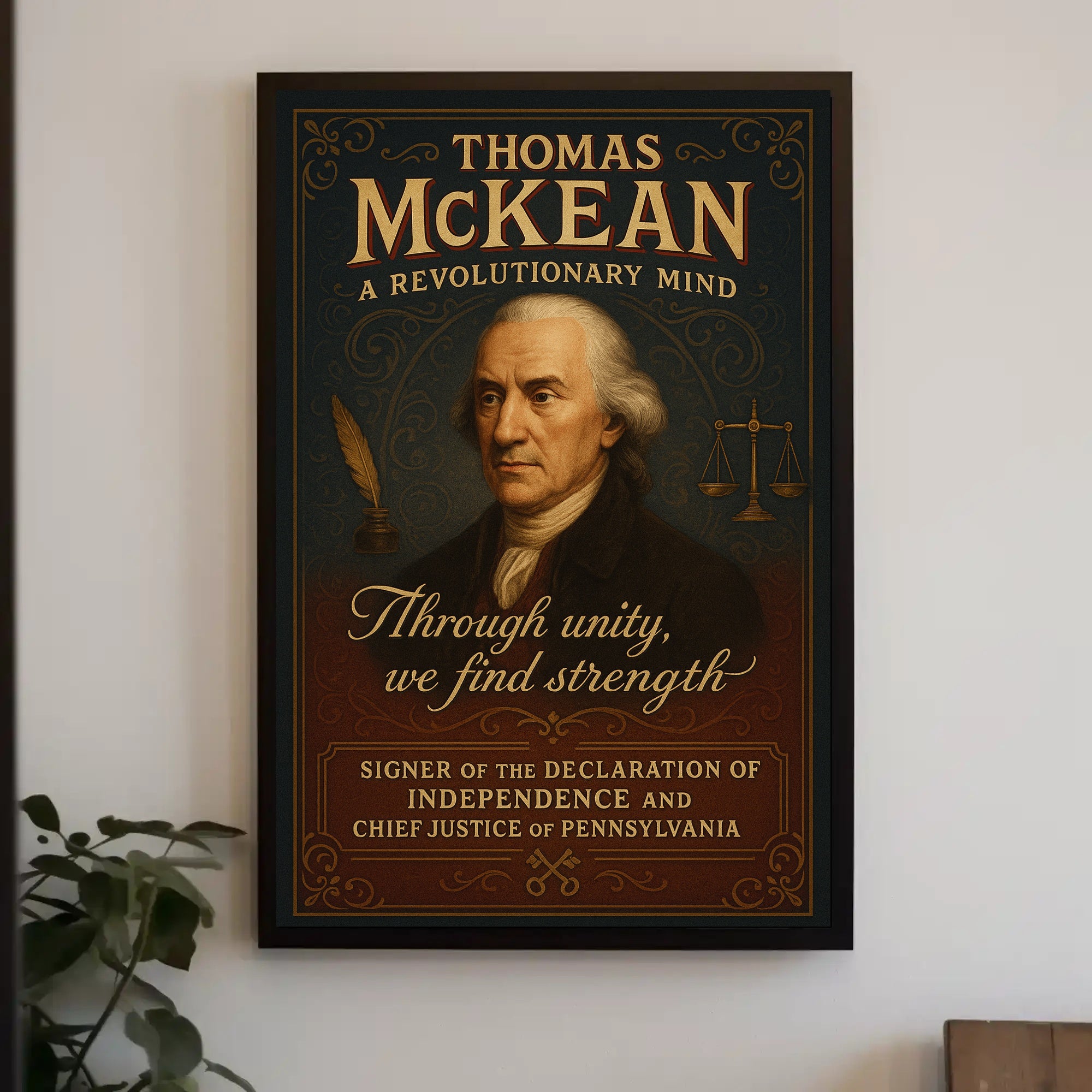 Thomas Mckean A Revolutionary Mind Poster PosterGoat