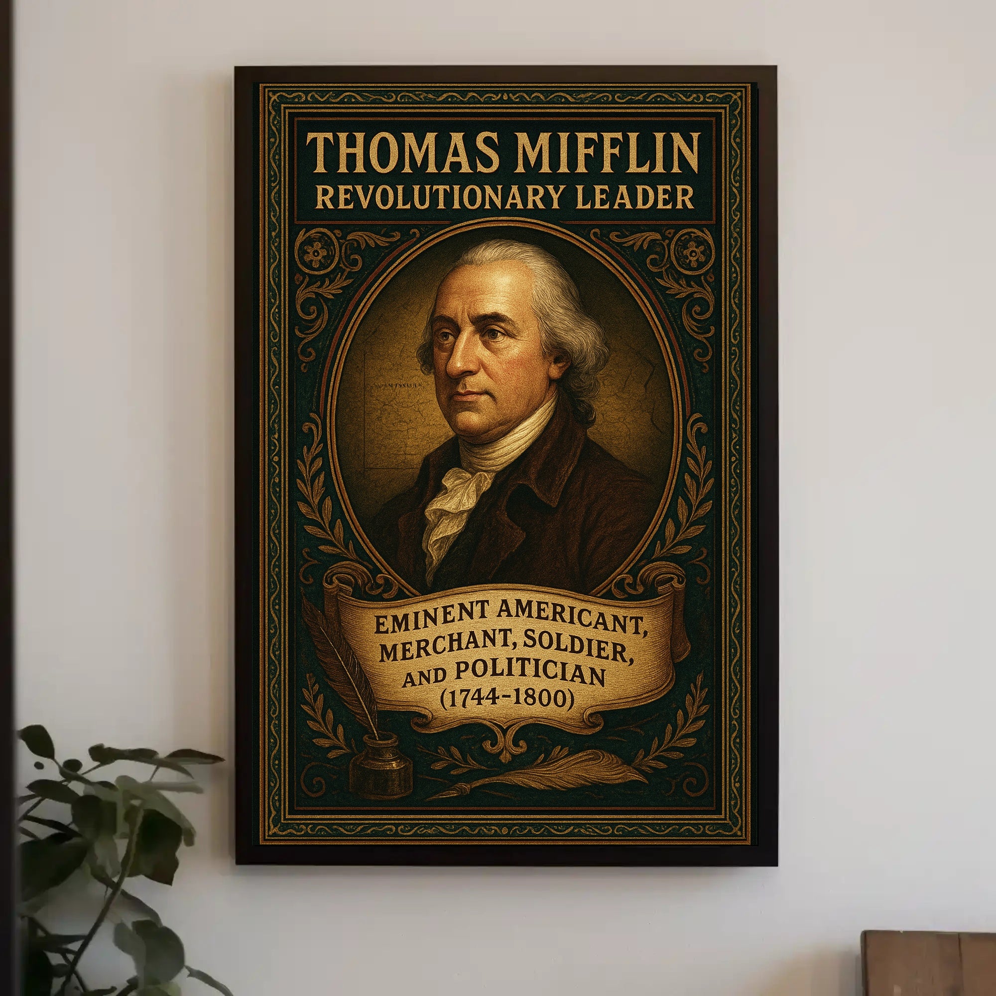 Thomas Mifflin Revolutionary Leader Poster PosterGoat