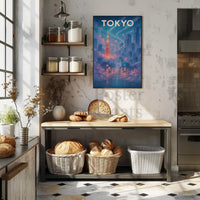 Tokyo Dreams Shine in Ethereal Travel Poster PosterGoat