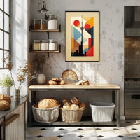 Toronto CN Tower Modern Abstract Art Print - Poster PosterGoat