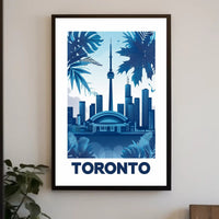 Toronto Skyline Flair: Modern Urban Cityscape Poster PosterGoat