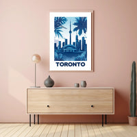 Toronto Skyline Flair: Modern Urban Cityscape Poster PosterGoat