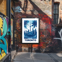 Toronto Skyline Flair: Modern Urban Cityscape Poster PosterGoat