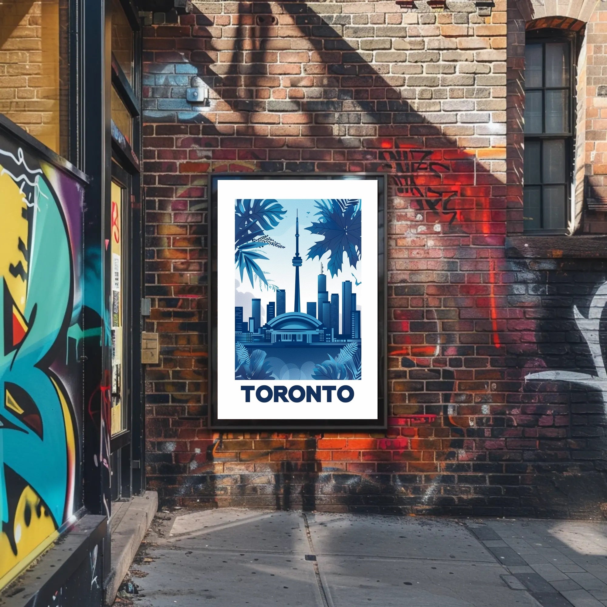 Toronto Skyline Flair: Modern Urban Cityscape Poster PosterGoat