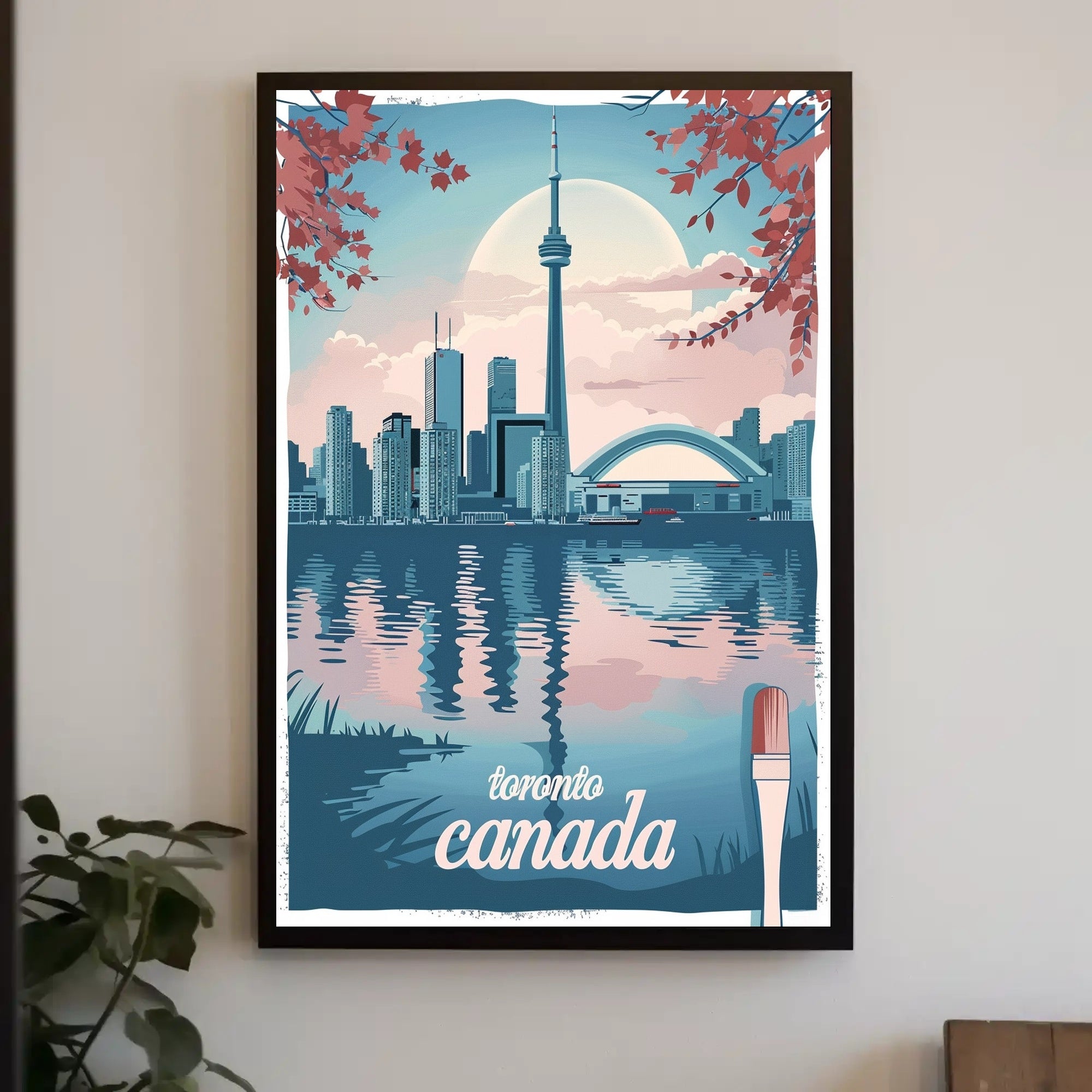 Toronto Skyline Reflection: Urban or Cityscape Poster PosterGoat