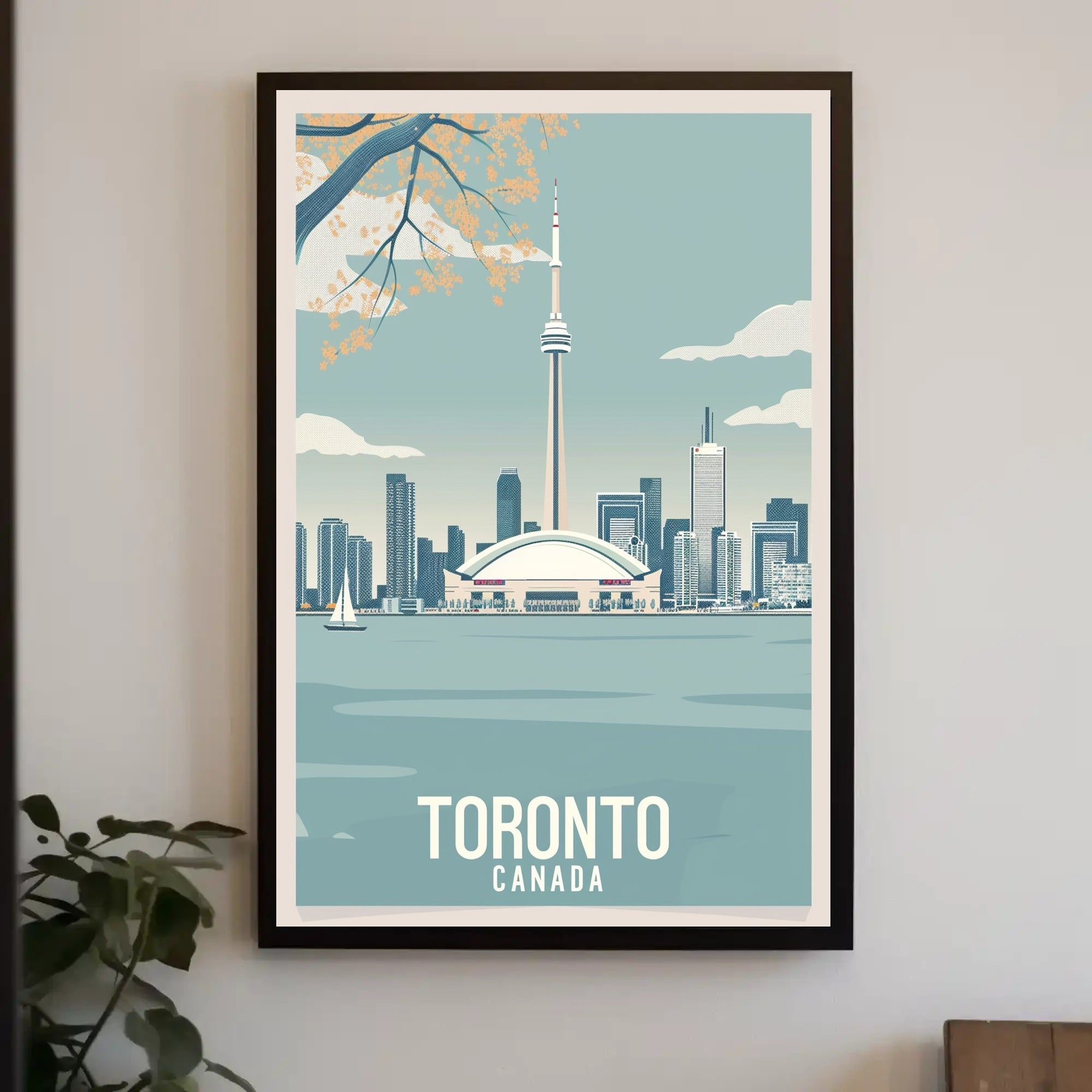 Toronto Skyline Tranquility Urban or Cityscape Poster PosterGoat