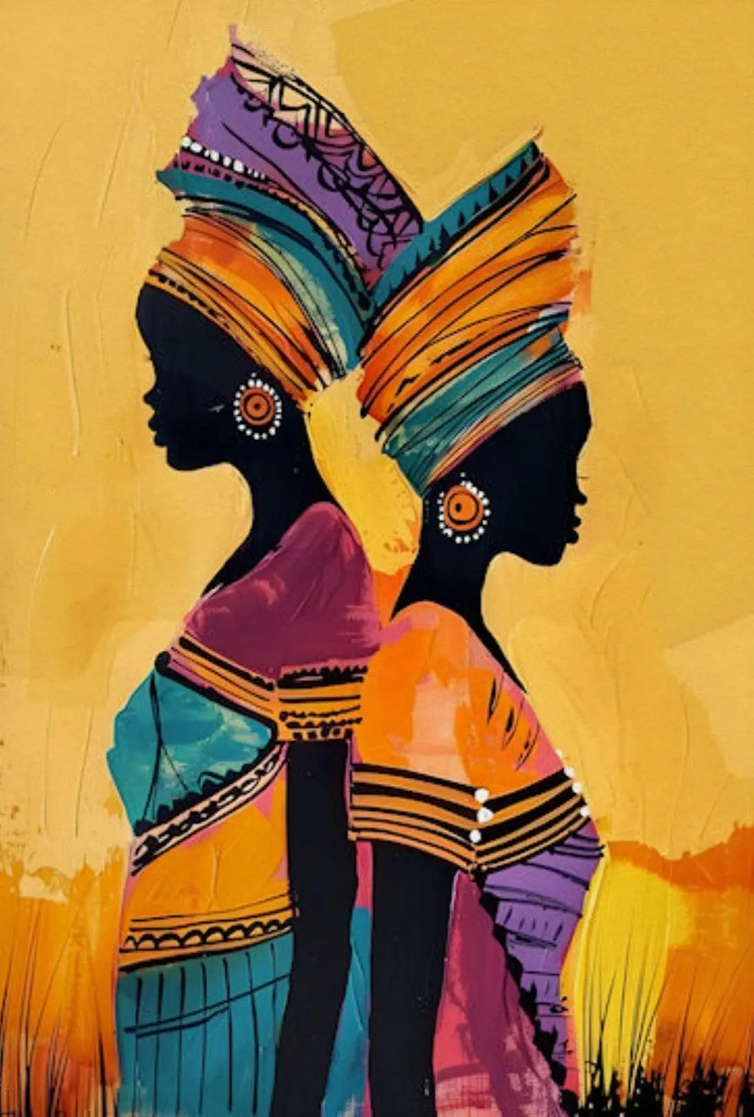 Traditional African Attire Cultural Heritage Poster PosterGoat