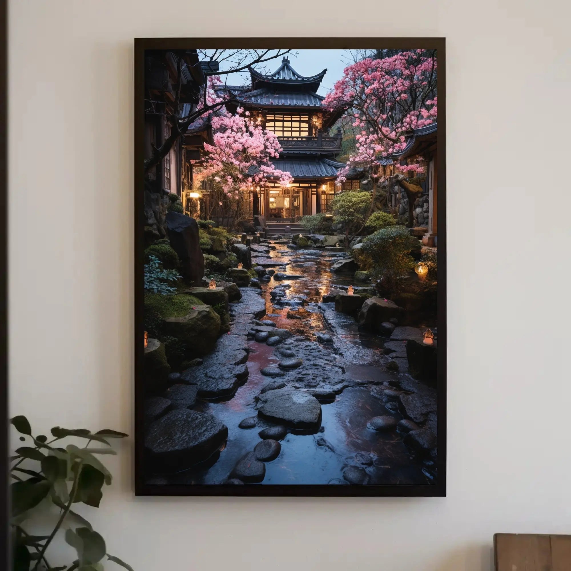Traditional Japanese Garden Serenity Cultural or Heritage Poster PosterGoat