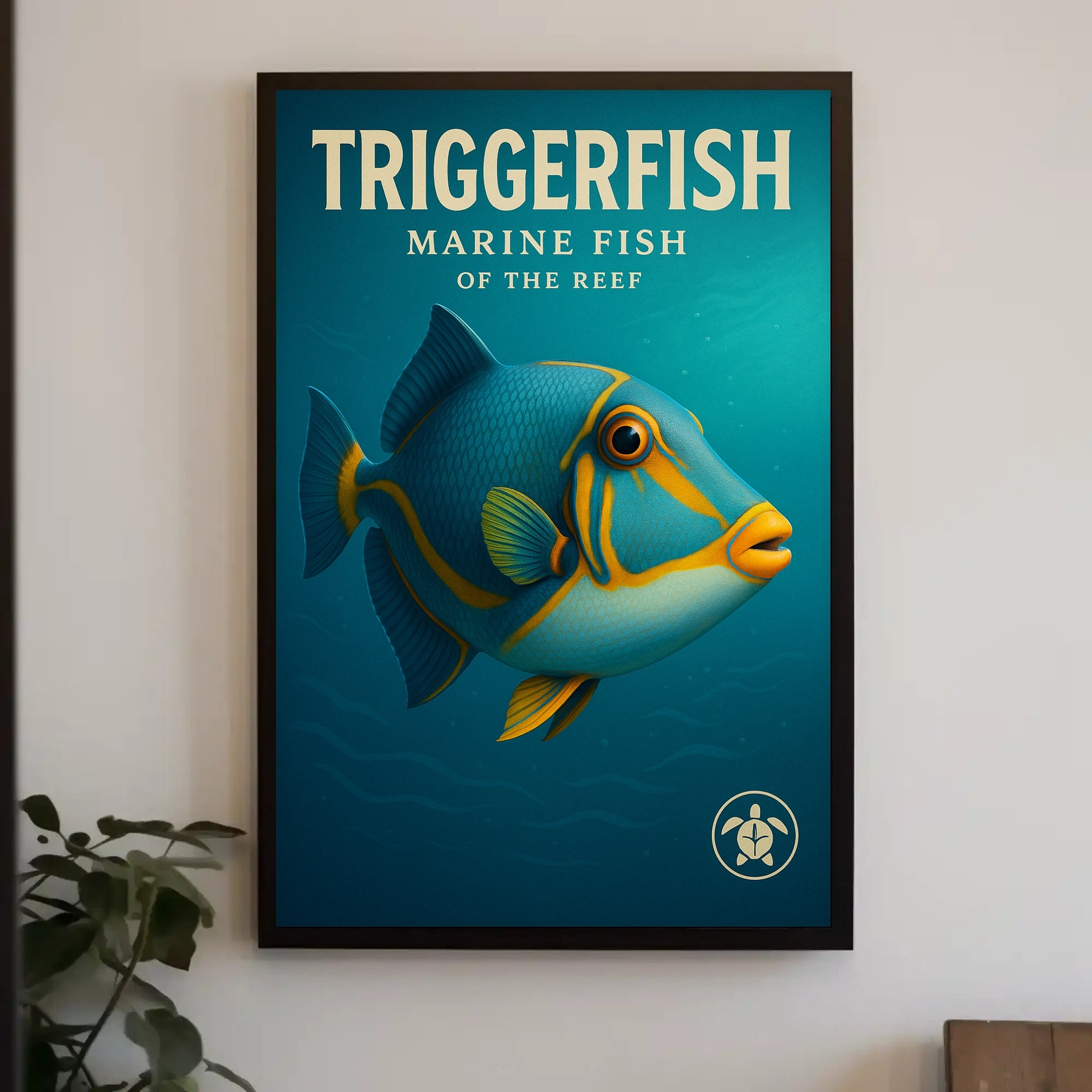 Triggerfish Marine Fish of the Reef Poster PosterGoat