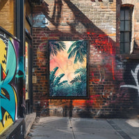 Tropical Rainforest Serenity Illustration Poster - Abstract, Artistic, or Pop Culture Poster PosterGoat