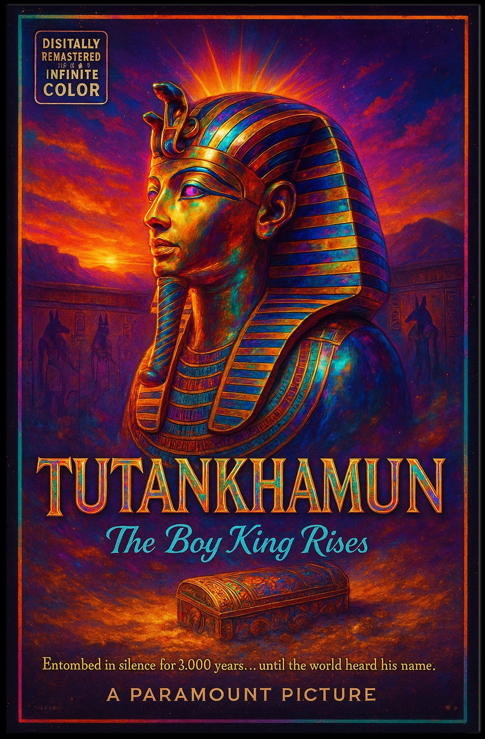 Tutankhamun The Boy King Rises Poster PosterGoat