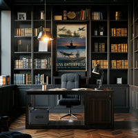 USS Enterprise Legacy Naval Aviation Historical Poster PosterGoat