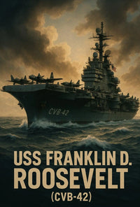 USS Franklin D. Roosevelt CVB42 PosterGoat